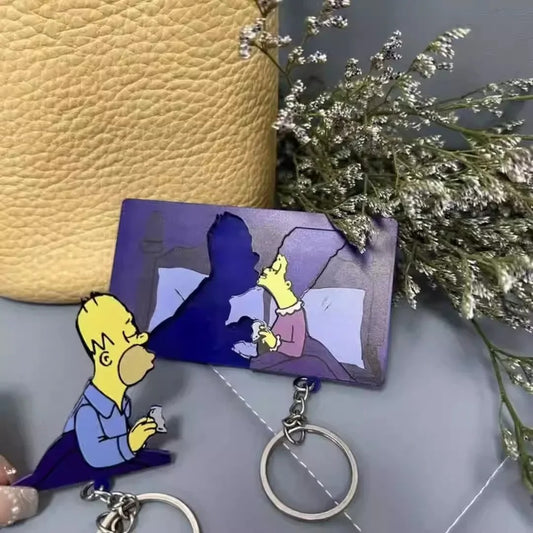 Homer & Marge Keychain Magnet