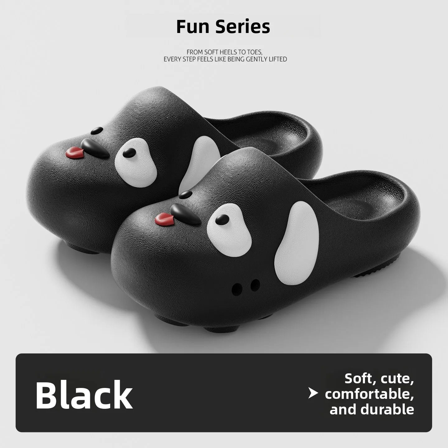 Dog Paw Print Slippers