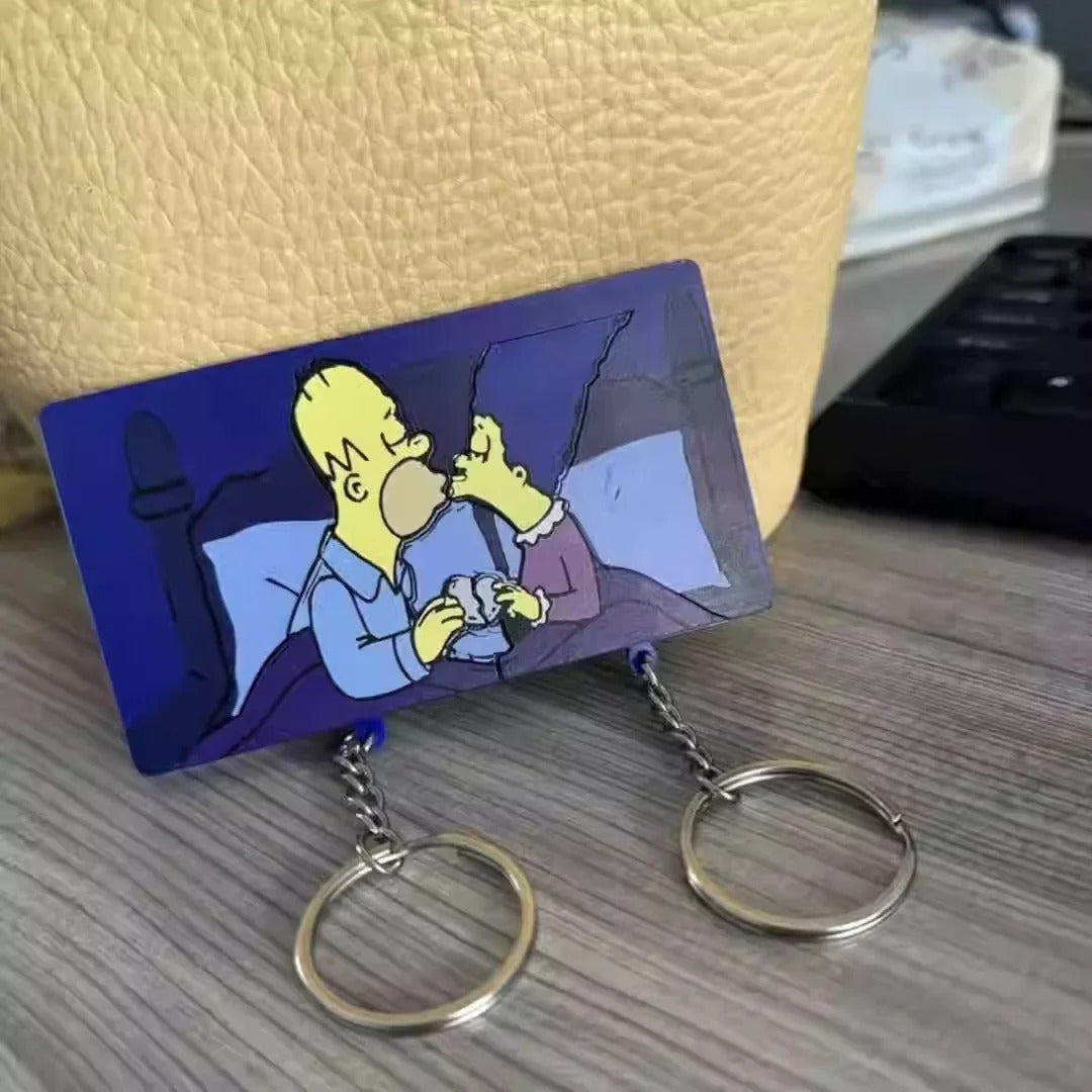 Homer & Marge Keychain Magnet
