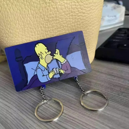 Homer & Marge Keychain Magnet