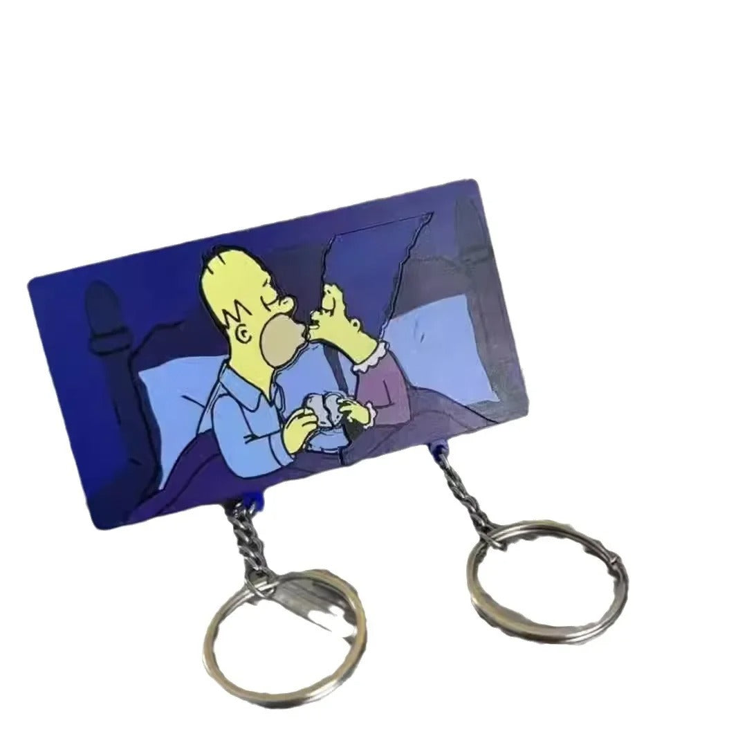 Homer & Marge Keychain Magnet