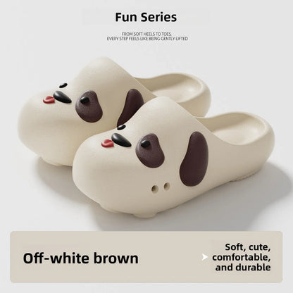 Dog Paw Print Slippers
